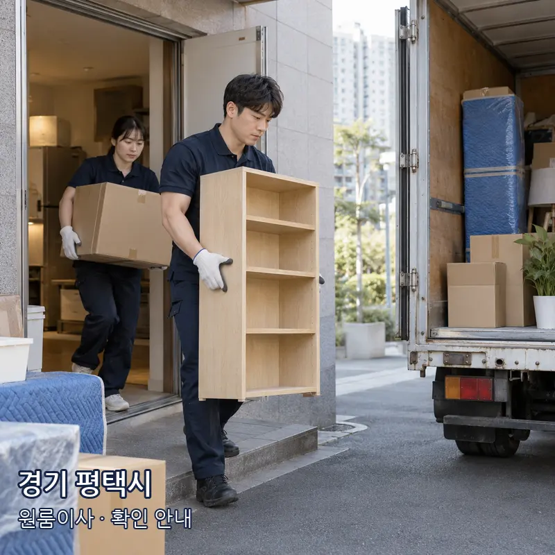 경기 평택시 원룸이사 작업 범위 예시 이미지